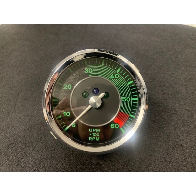 Chesil Tachometer Electric Black/Green