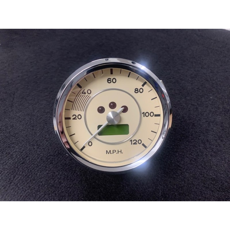 Chesil Speedometer Electric RHD/MPH Cream/Black