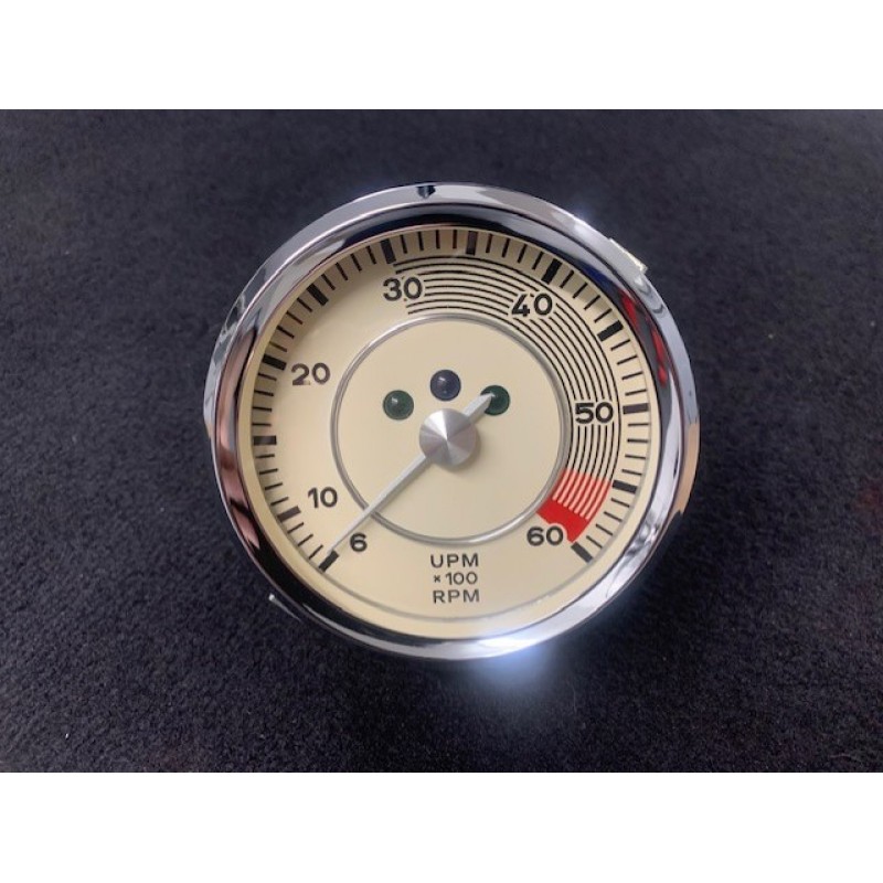 Chesil Tachometer Electric Cream/Black