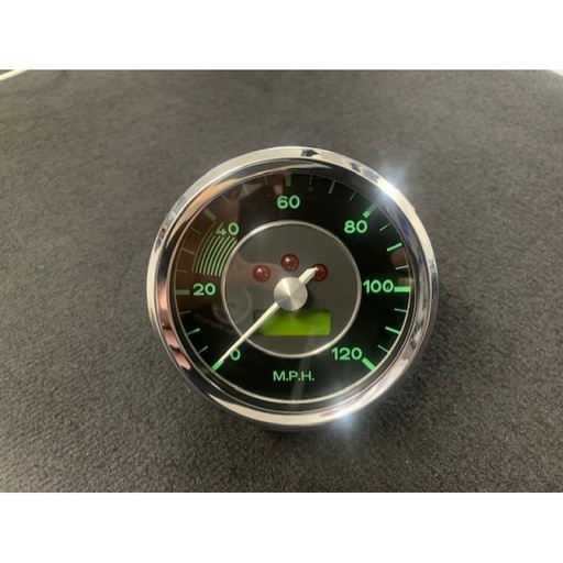 [C4911001] Chesil Speedometer Electric RHD/MPH Black/Green