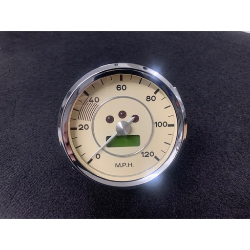 [C4912001] Chesil Speedometer Electric RHD/MPH Cream/Black